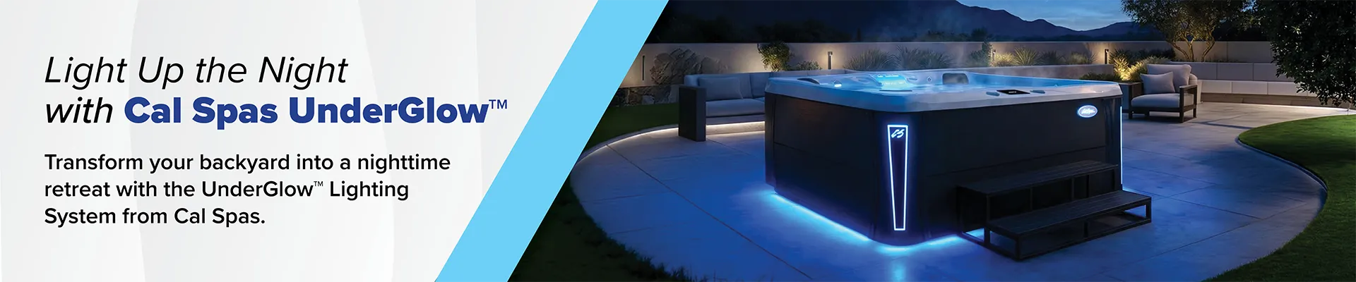 Calspas hot tub being used in a family setting - Bowie